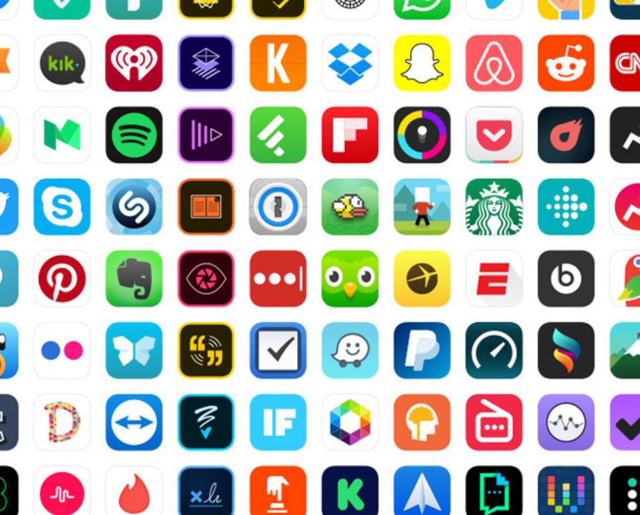 855modern and attractive app icon logo